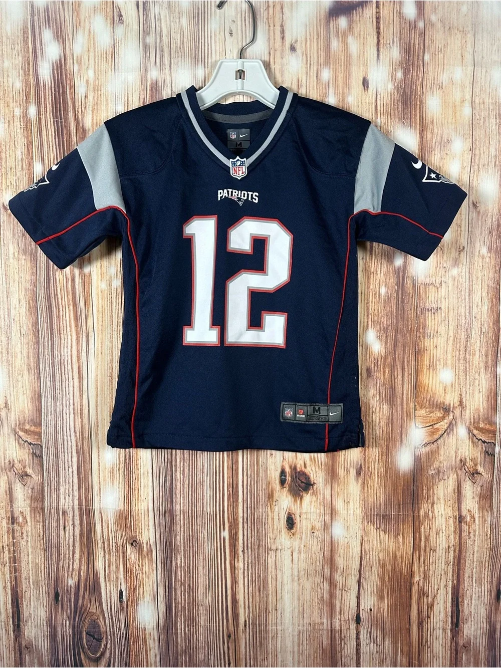 Tom Brady New England Patriots Nike Game Player Jersey Boy's Size 5/6 Medium